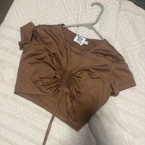 Princess Polly brown mini top